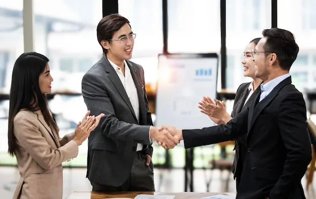 Professional business handshake partnership SafeComs Odoo